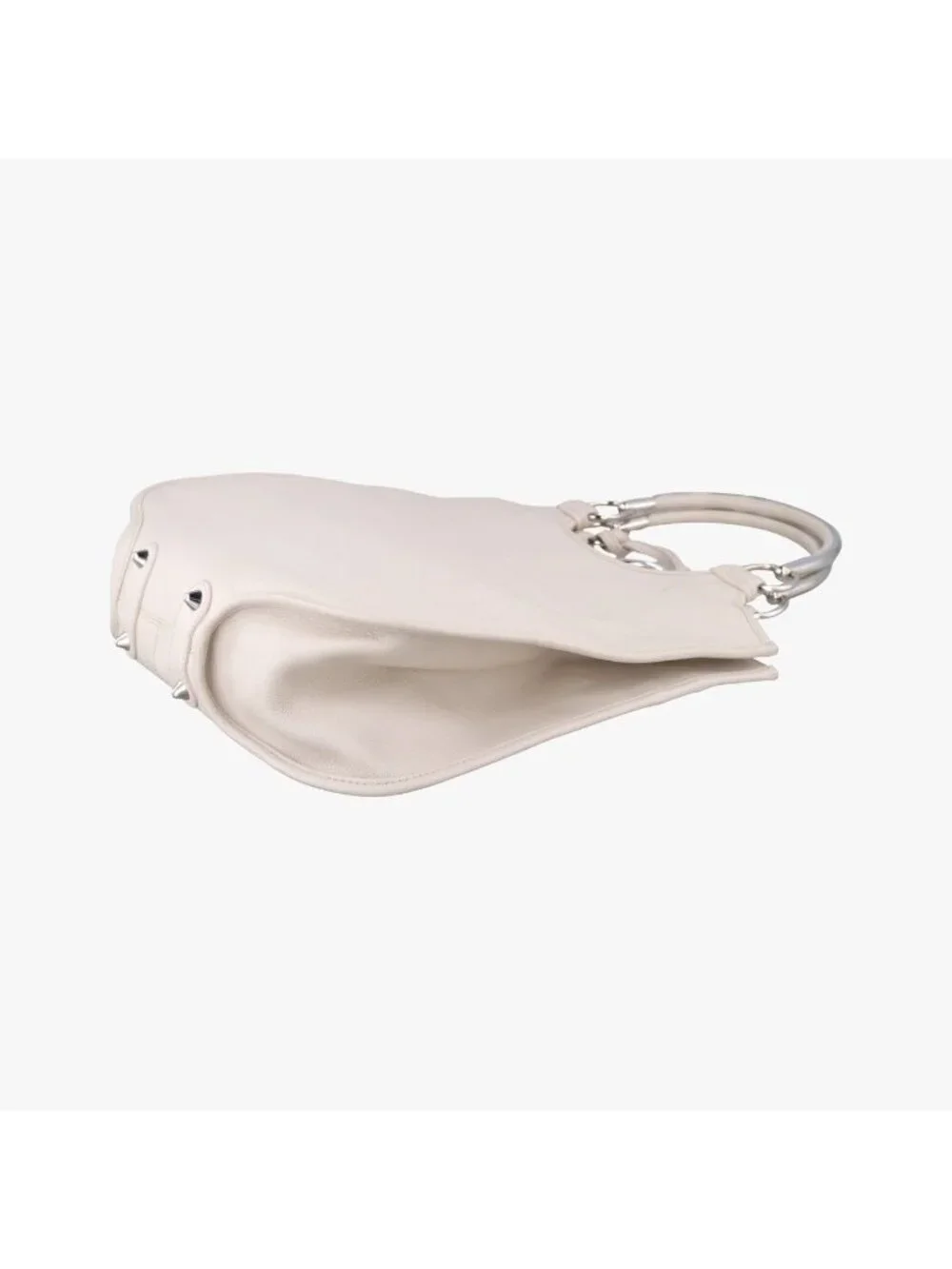 Dior 61 Hobo White Leather 17 BO